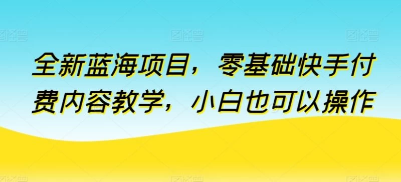 大揭秘,全新蓝海项目,从零开始:付费内容教学,小白变专家的秘密
