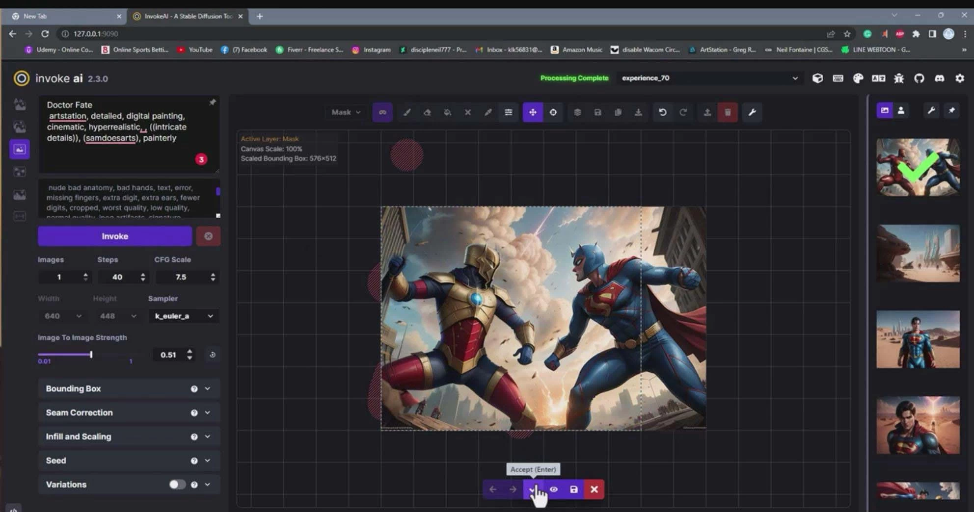【震惊】Invoke AI 绘画教程-0基础创作可以销售的完美插图