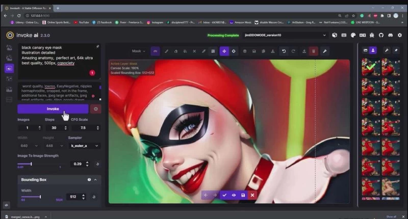 【震惊】Invoke AI 绘画教程-0基础创作可以销售的完美插图